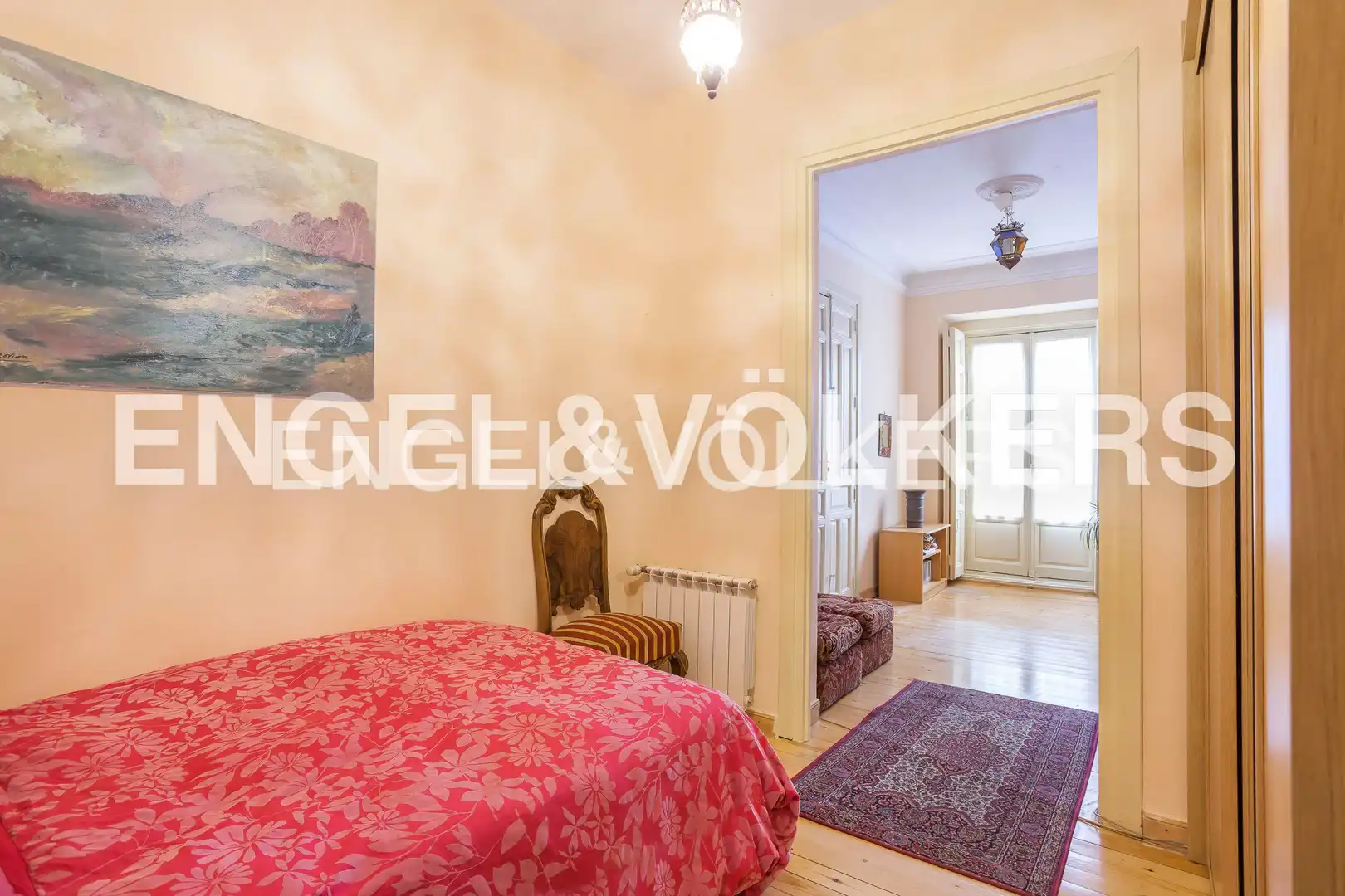 Bedroom of Flat for sale in Madrid  with Heating and Balcony
