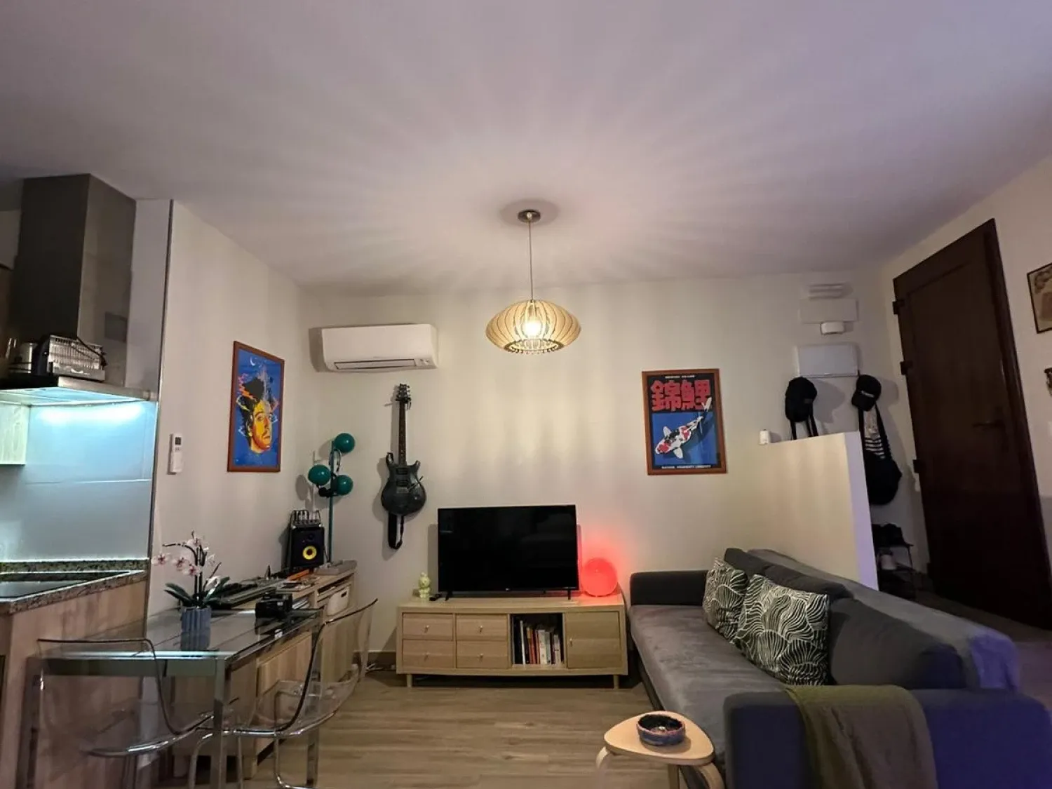 Living room of Study to rent in Málaga Capital  with Air Conditioner, Furnished and Washing machine