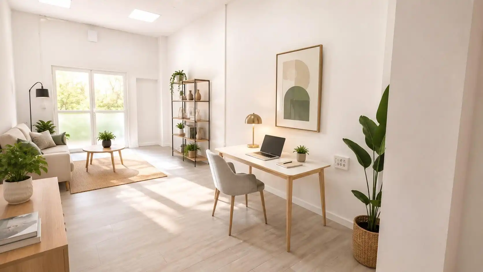 Sala de estar de Loft de alquiler en Murcia con Aire acondicionado y Amueblado