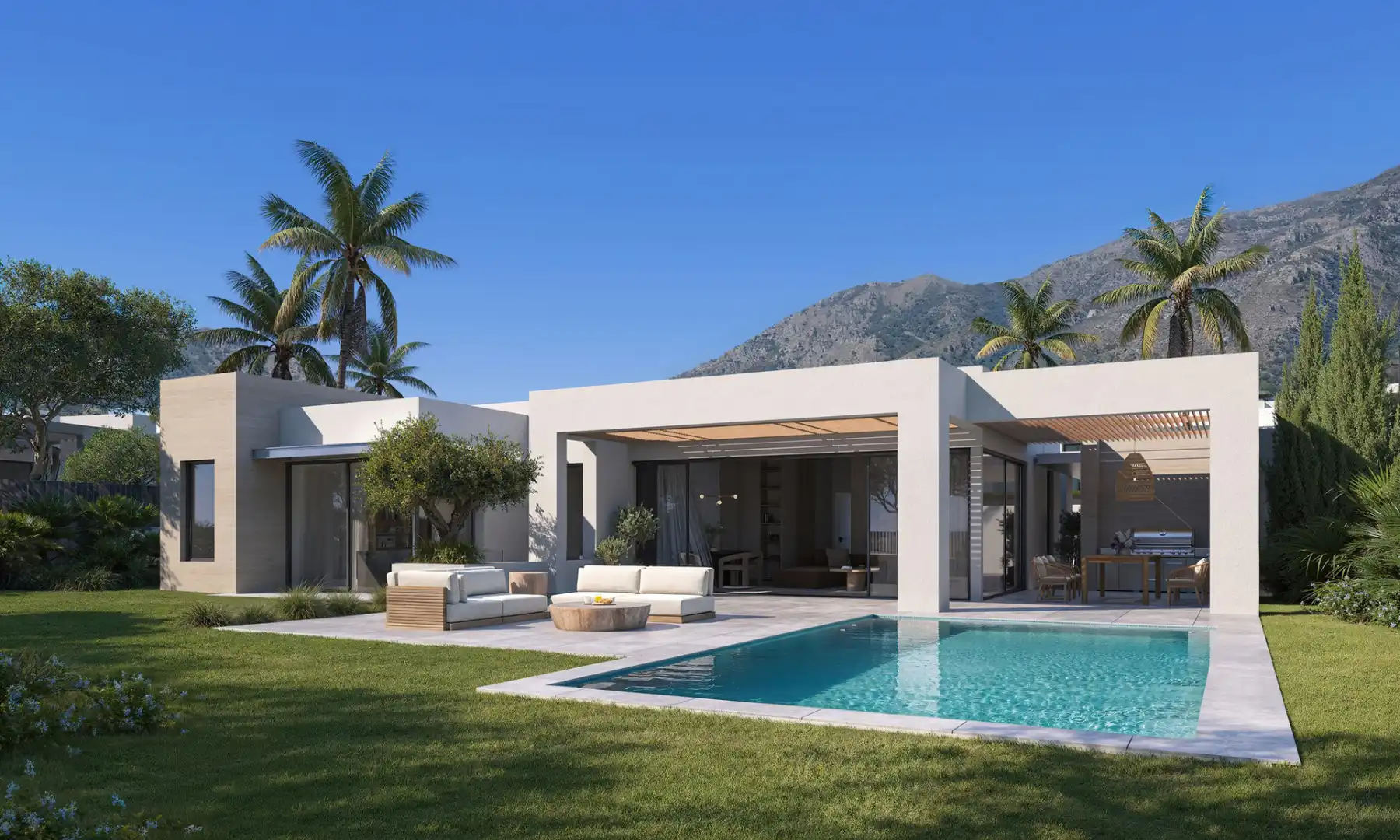 Chalet con piscina en venta en Mijas pueblo