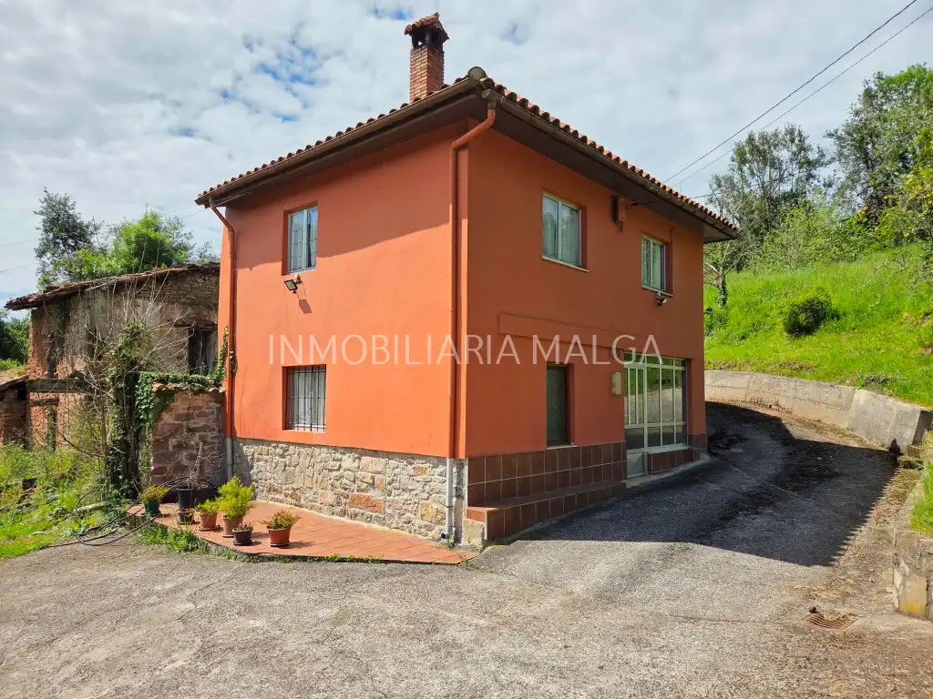 Vista exterior de Casa o xalet en venda en Colunga amb Parquet, Traster i Moblat