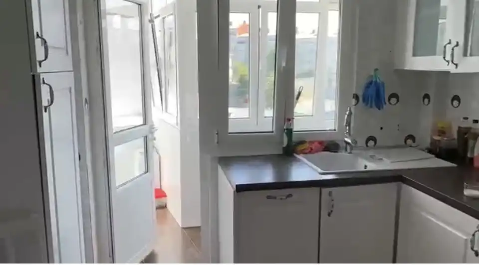 Kitchen of Flat for sale in Mugardos  with Heating, Terrace and Furnished