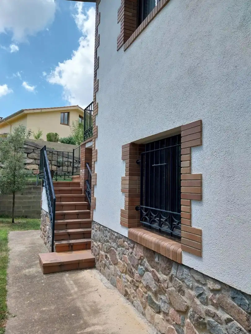 Vista exterior de Casa o xalet en venda en Sant Bartomeu del Grau amb Calefacció, Jardí privat i Terrassa