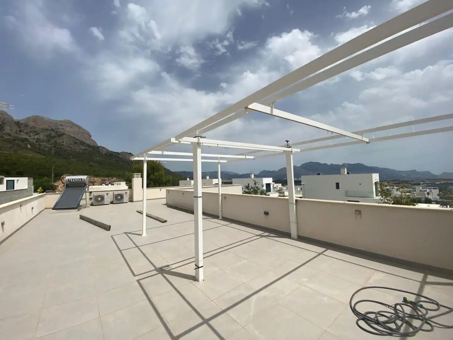 Terraza de Casa o chalet en venta en Polop con Aire acondicionado, Terraza y Piscina