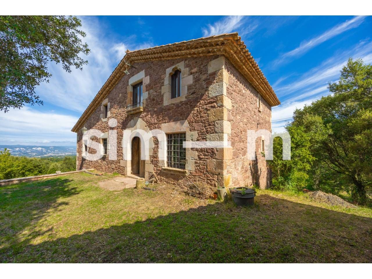 Exterior view of Country house for sale in El Brull  with Heating, Private garden and Terrace