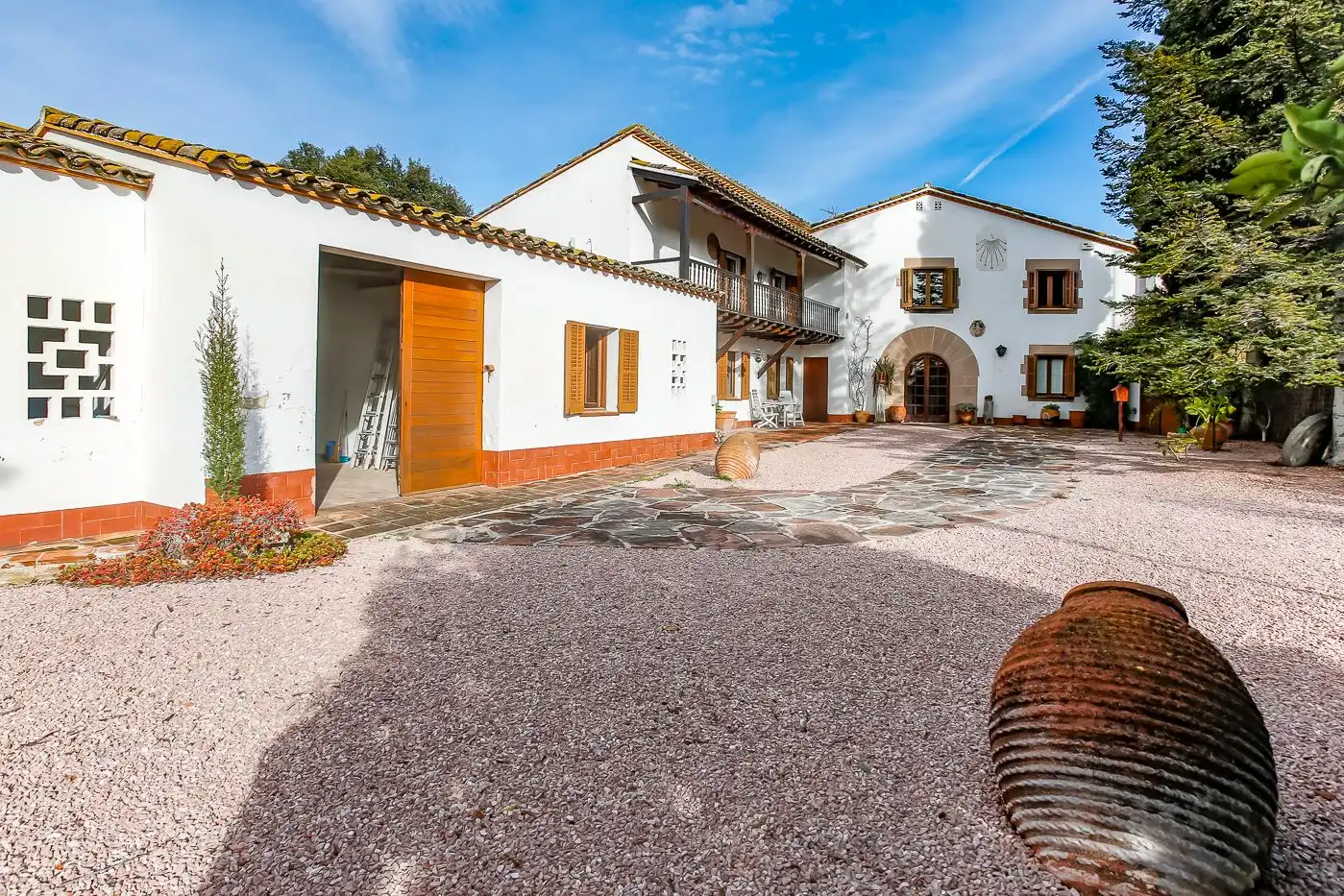 Vista exterior de Finca rústica en venda en Les Franqueses del Vallès