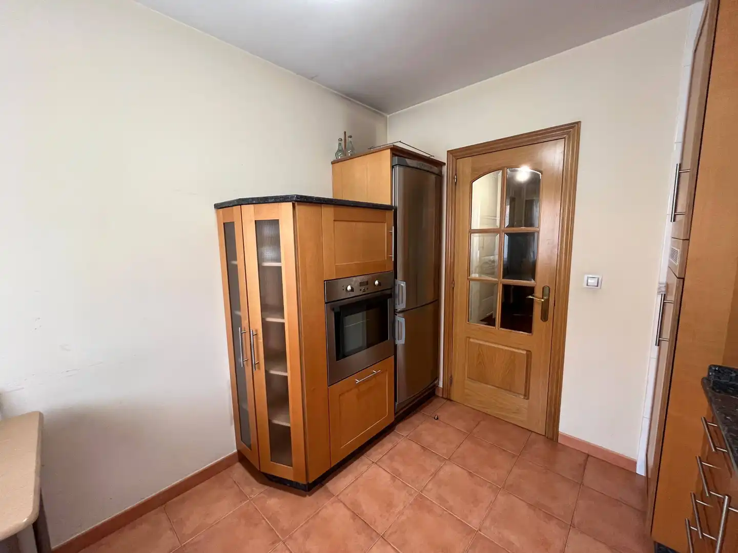 Cocina de Piso de alquiler en Santiago de Compostela  con Calefacción, Trastero y Amueblado