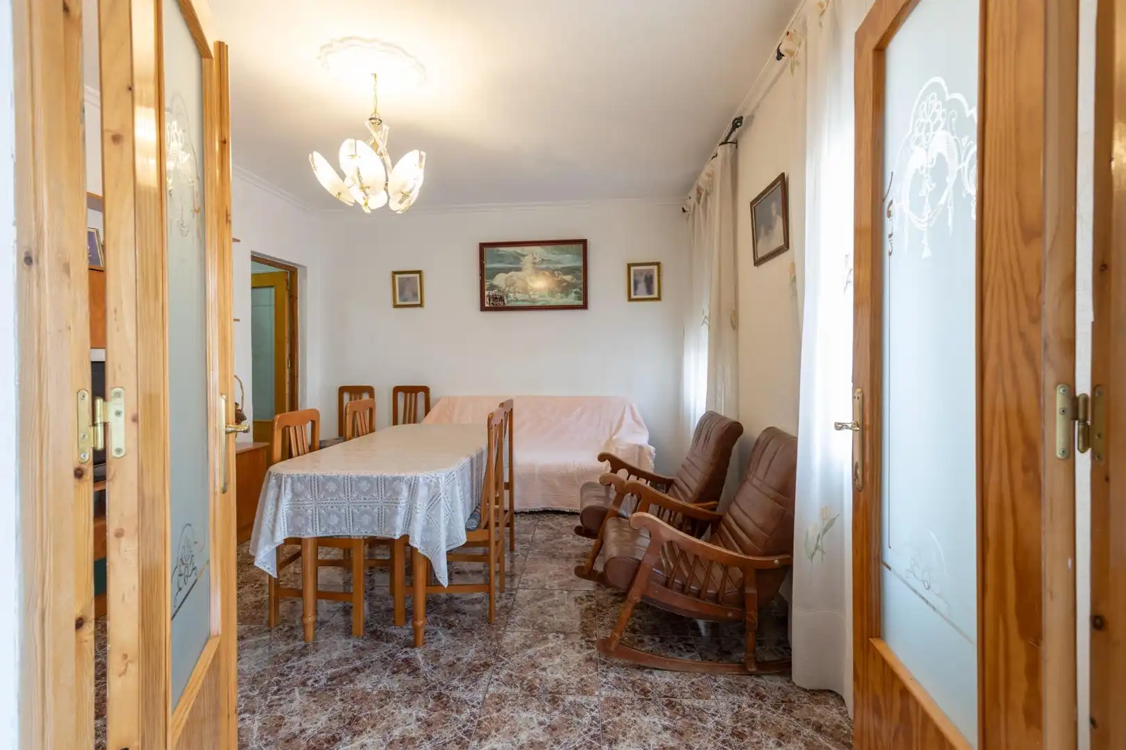 Dining room of Ground floor for sale in Guadix  with Furnished