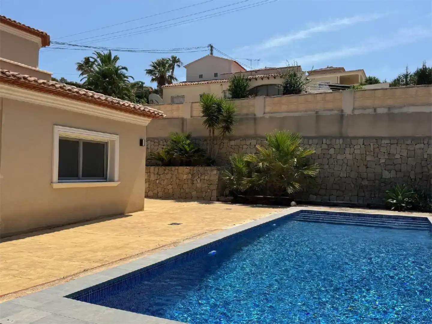 Piscina de Casa o xalet en venda en Calpe / Calp amb Aire condicionat, Piscina i Balcó