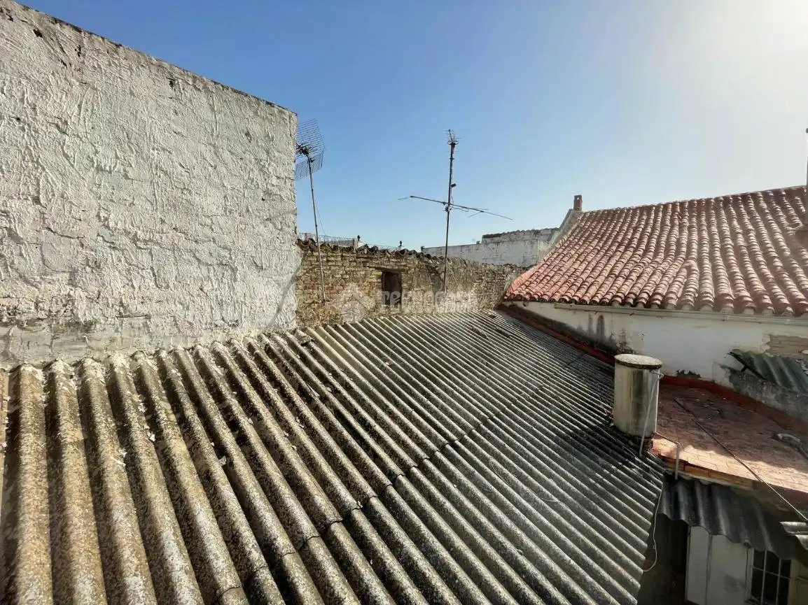 Vista exterior de Casa adosada en venta en Santiponce