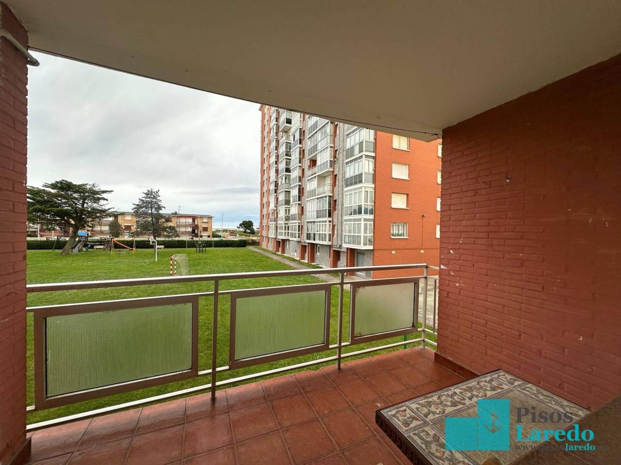 Balcony of Flat for sale in Laredo  with Terrace, Furnished and Alarm