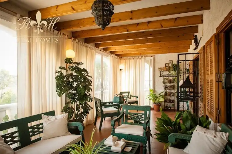 Terrace of Houses for sale in L'Alfàs del Pi  with Air Conditioner, Terrace and Swimming Pool