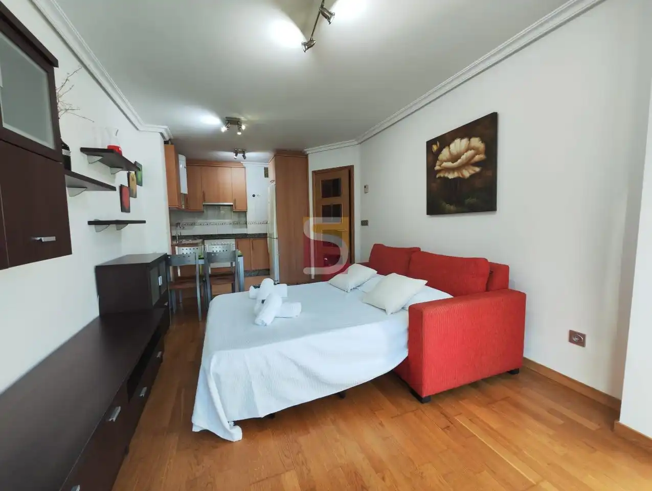 Habitación de Apartamento de alquiler en Nigrán con Calefacción, Trastero y Amueblado