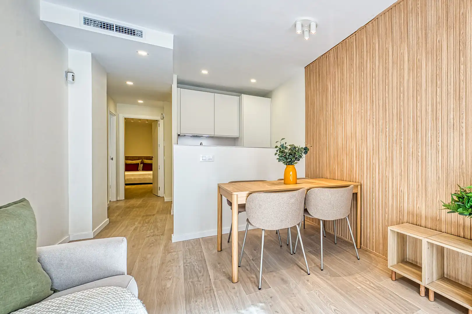 Esszimmer von Wohnung zur Miete in  Madrid Capital mit Klimaanlage, Heizung und Terrasse