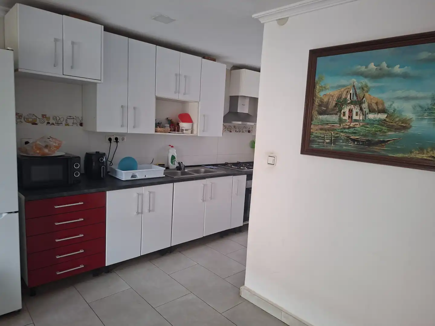 Kitchen of Flat for sale in Alfafar  with Air Conditioner, Furnished and Oven