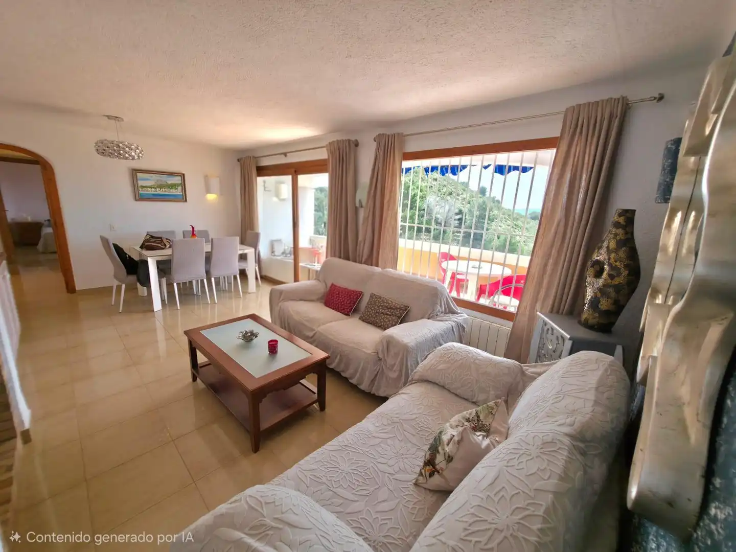 Living room of Houses for sale in Jávea / Xàbia  with Air Conditioner, Heating and Private garden