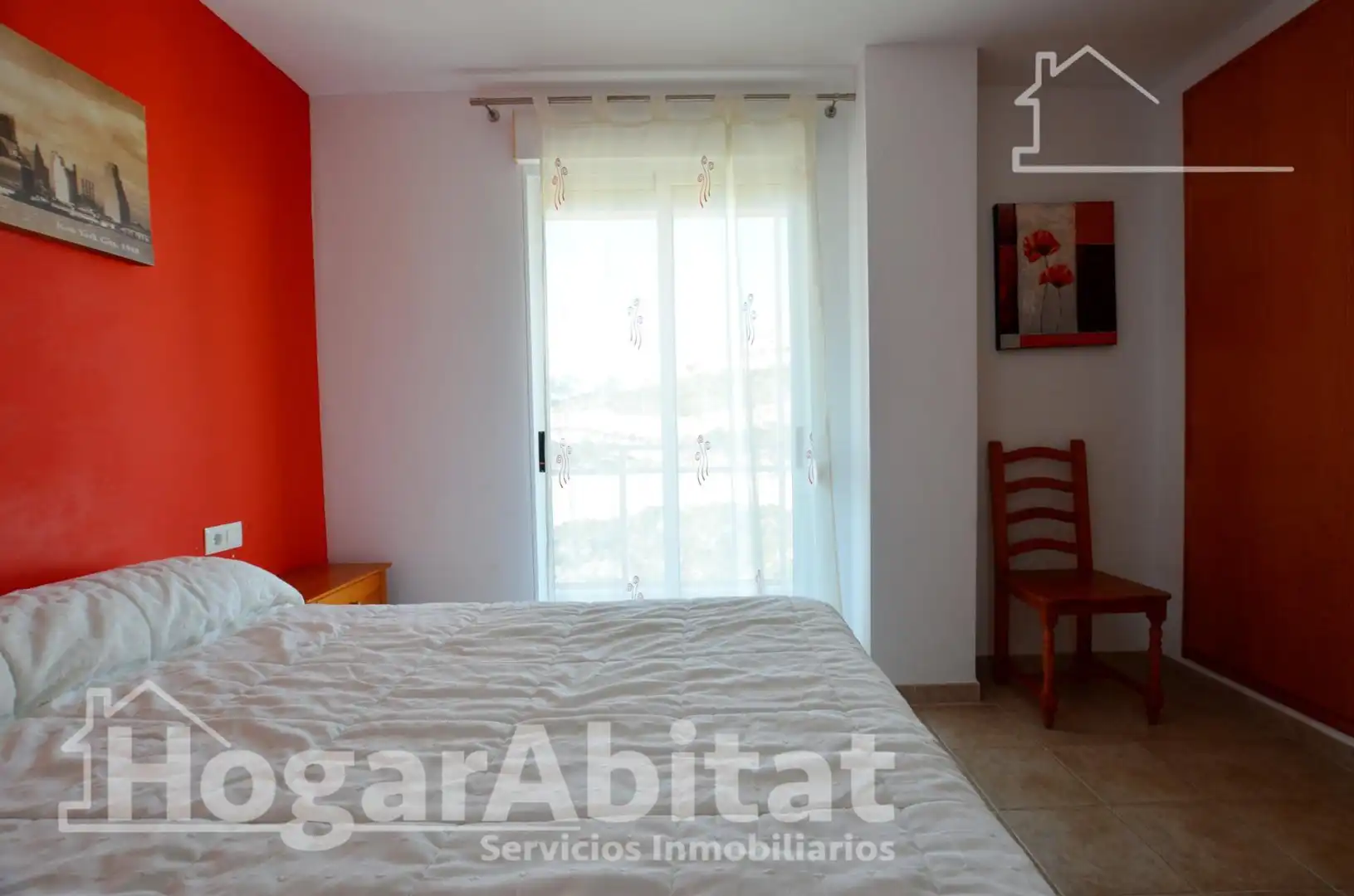 Bedroom of Flat for sale in Cullera  with Air Conditioner, Terrace and Balcony