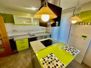 Cuina de Casa o xalet en venda en Onzonilla amb Calefacció, Parquet i Terrassa