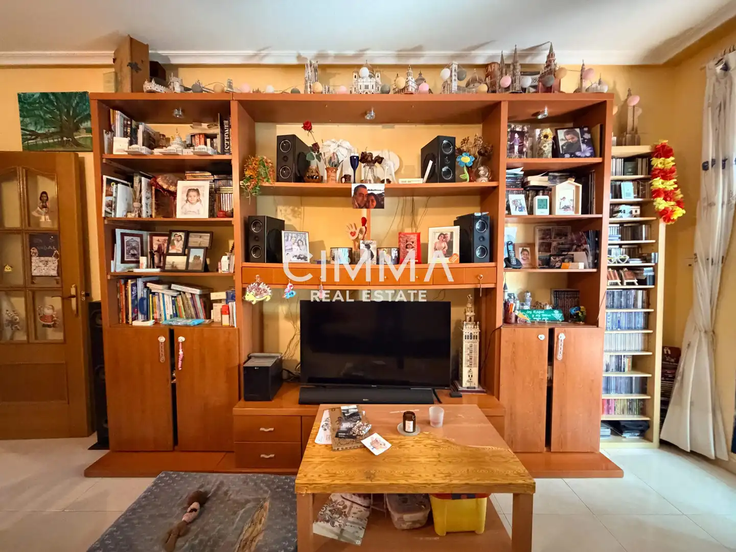 Wohnzimmer von Erdgeschoss zum Verkauf in Villajoyosa / La Vila Joiosa mit Privatgarten, Terrasse und Schwimmbad