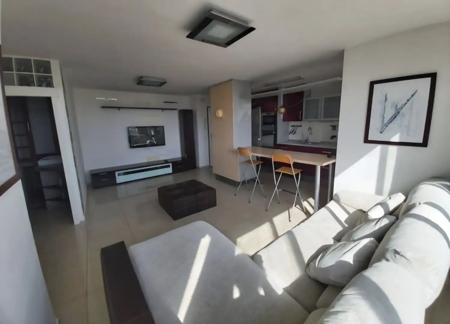 Living room of Flat for rent in Santa Cruz de Tenerife  with Furnished, Oven and Washing machine