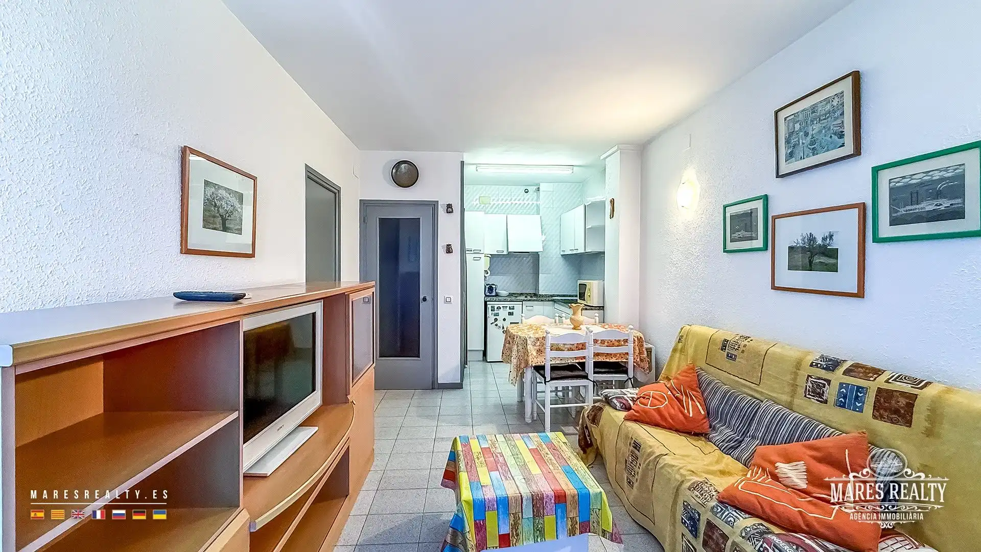 Living room of Flat for sale in Lloret de Mar  with Air Conditioner, Heating and Furnished