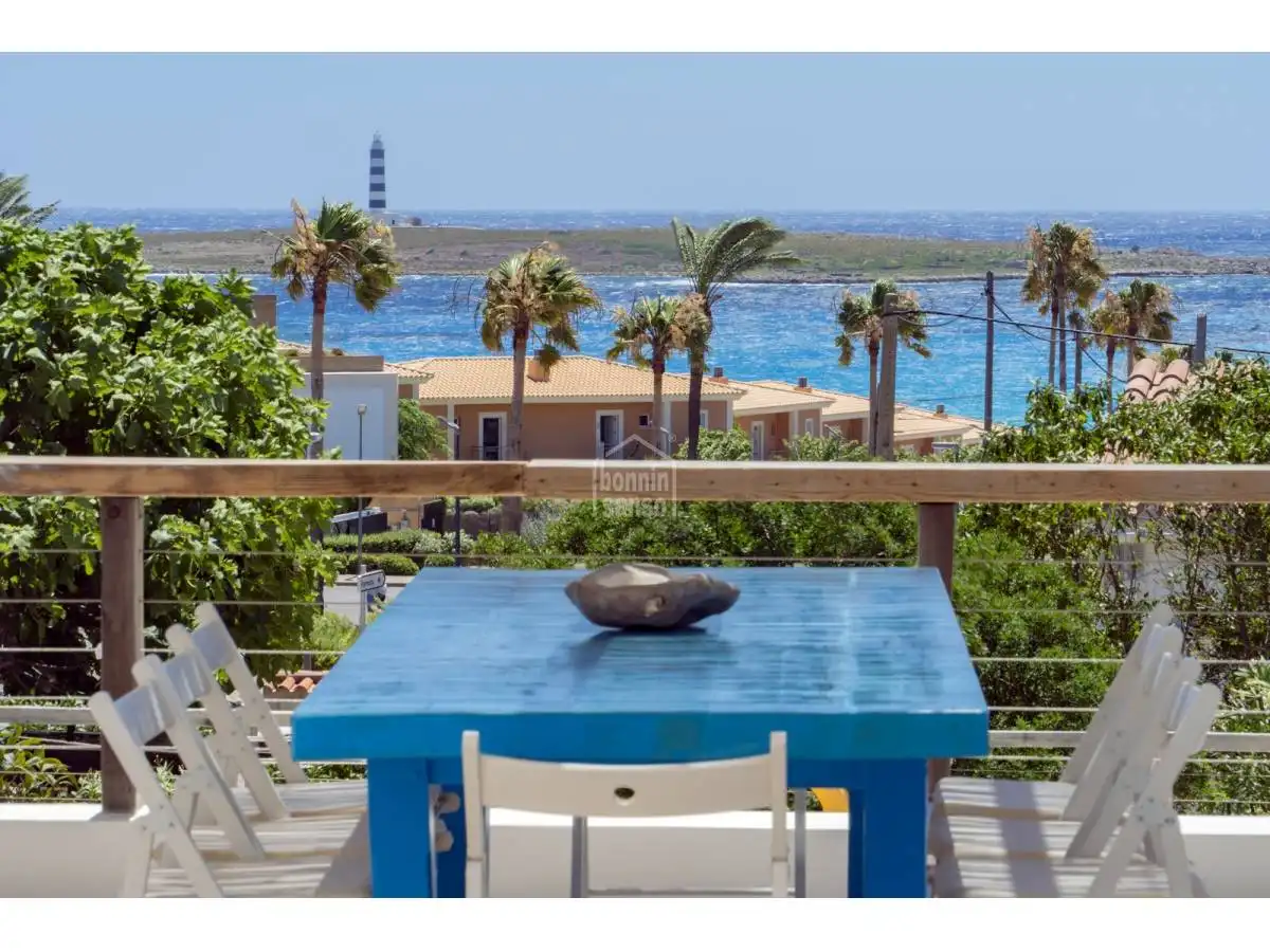 Terraza de Casa o chalet en venta en Sant Lluís con Jardín privado, Terraza y Piscina