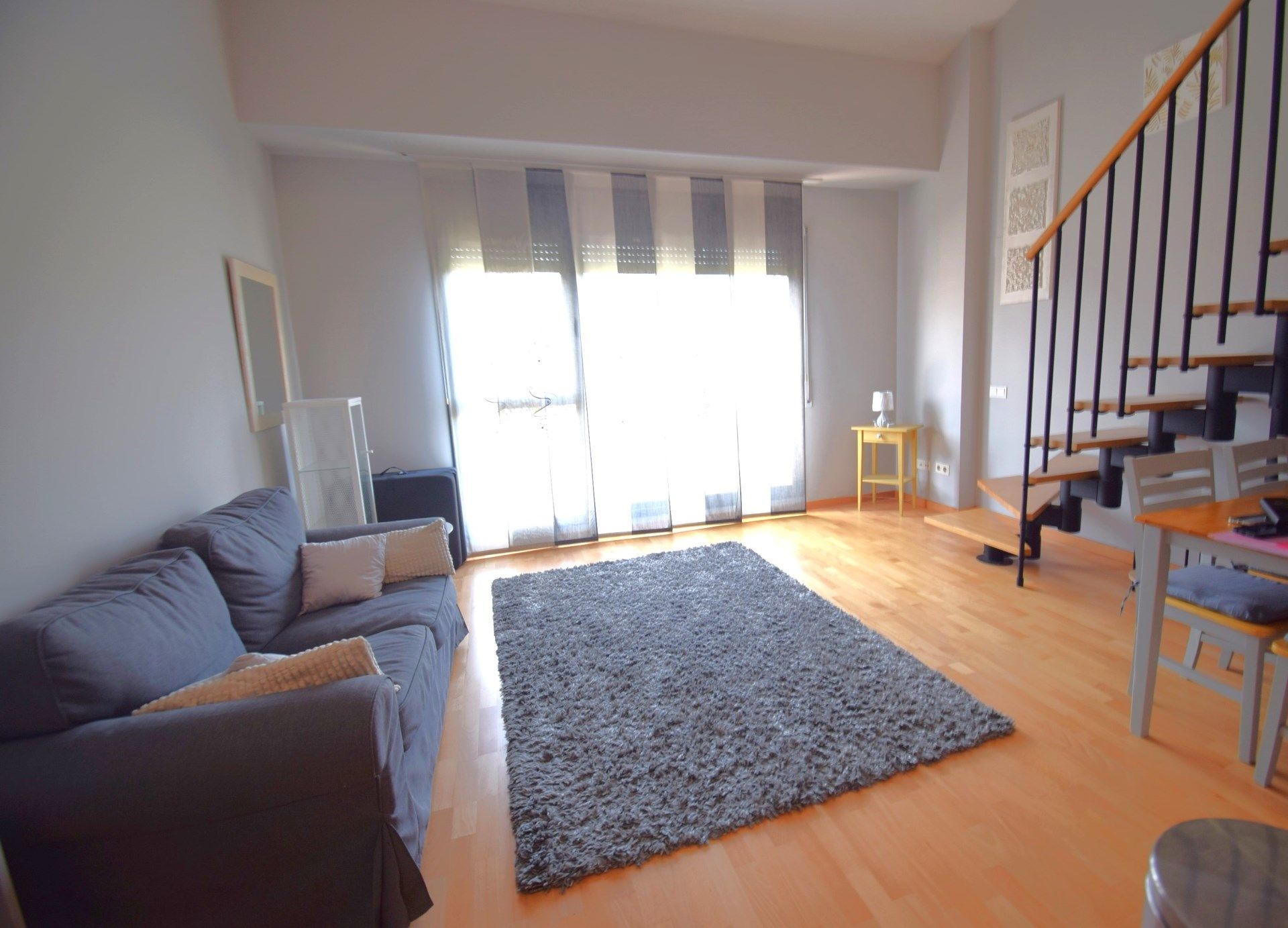 Living room of Flat for sale in Girona Capital  with Heating and Balcony
