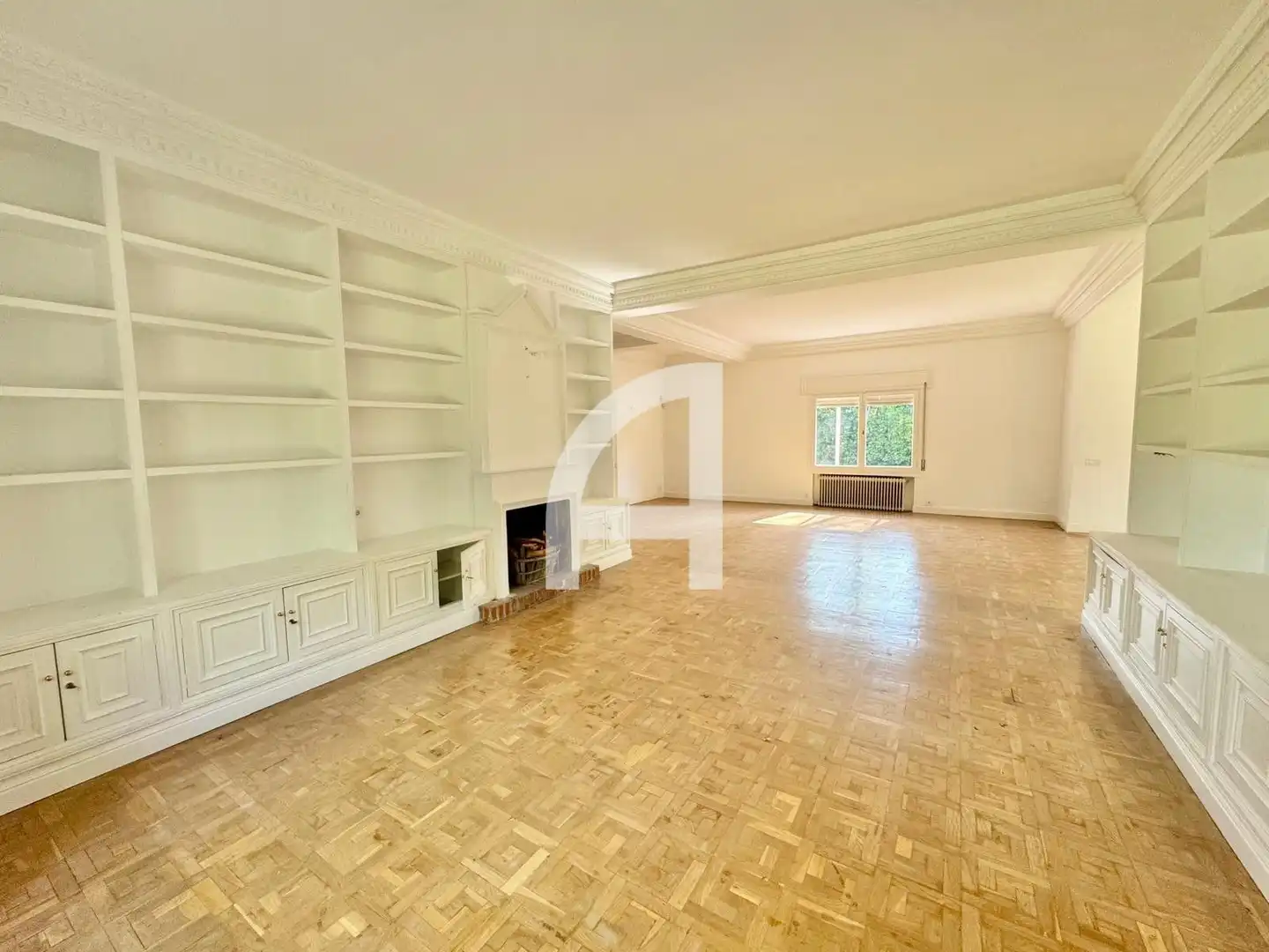 Living room of Houses for sale in Villanueva de la Cañada  with Air Conditioner, Heating and Private garden