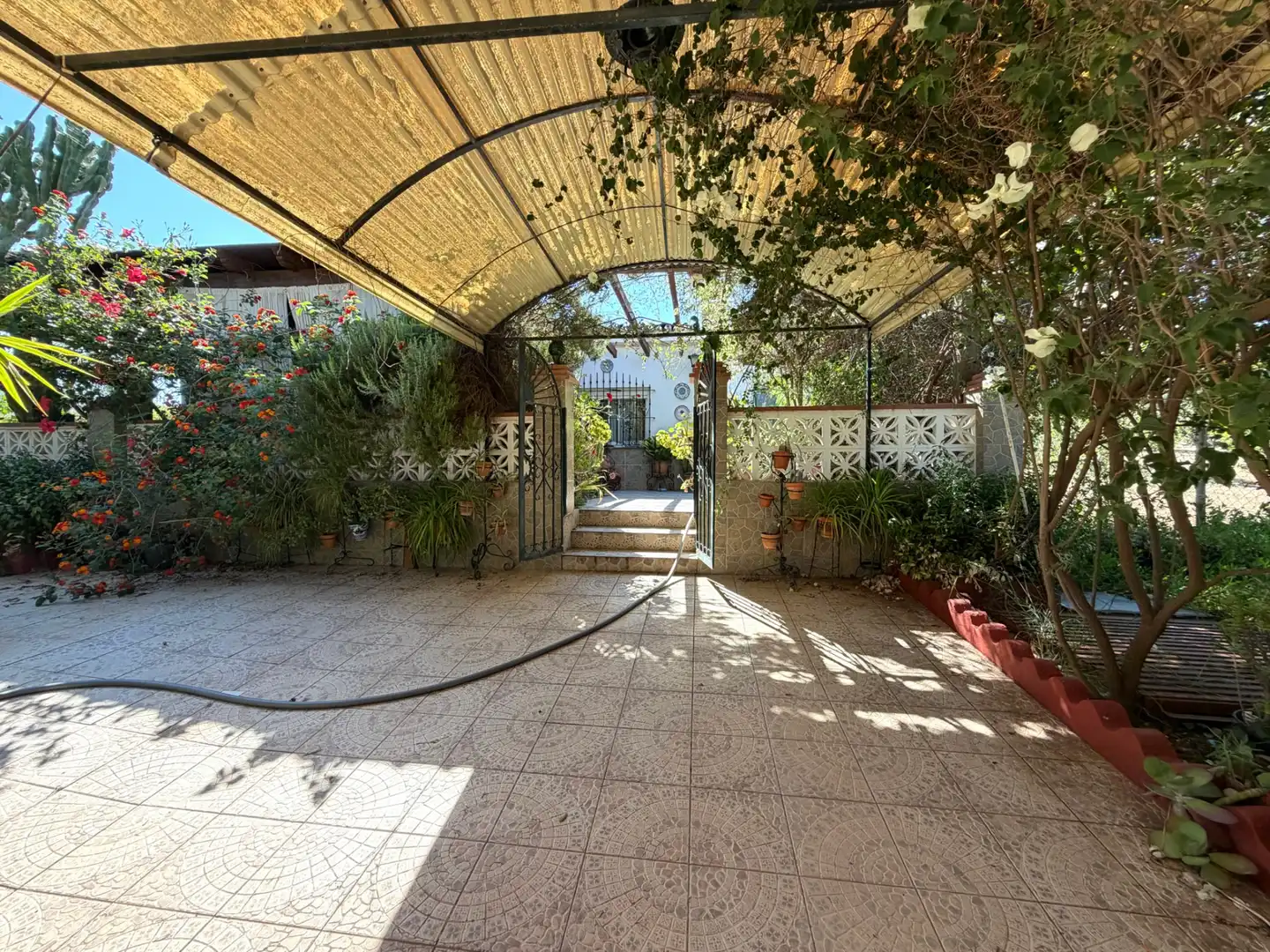 Terrasse von Country house zum Verkauf in Pizarra mit Klimaanlage, Privatgarten und Terrasse