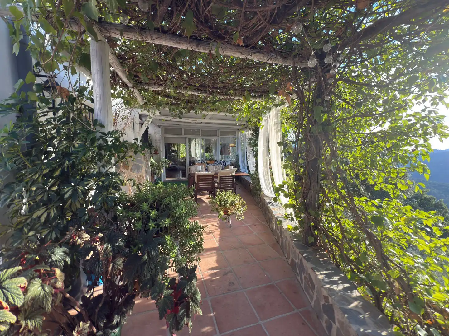Garden of Houses for rent in Atajate  with Air Conditioner, Private garden and Swimming Pool