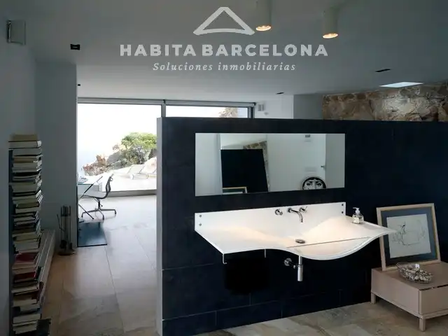 Bathroom of Houses for rent in Palafrugell  with Air Conditioner, Heating and Private garden