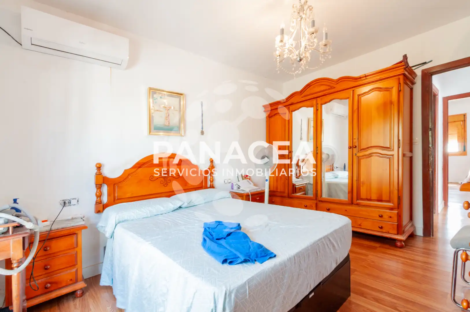 Dormitori de Casa o xalet en venda en Pechina amb Jardí privat, Piscina i Moblat
