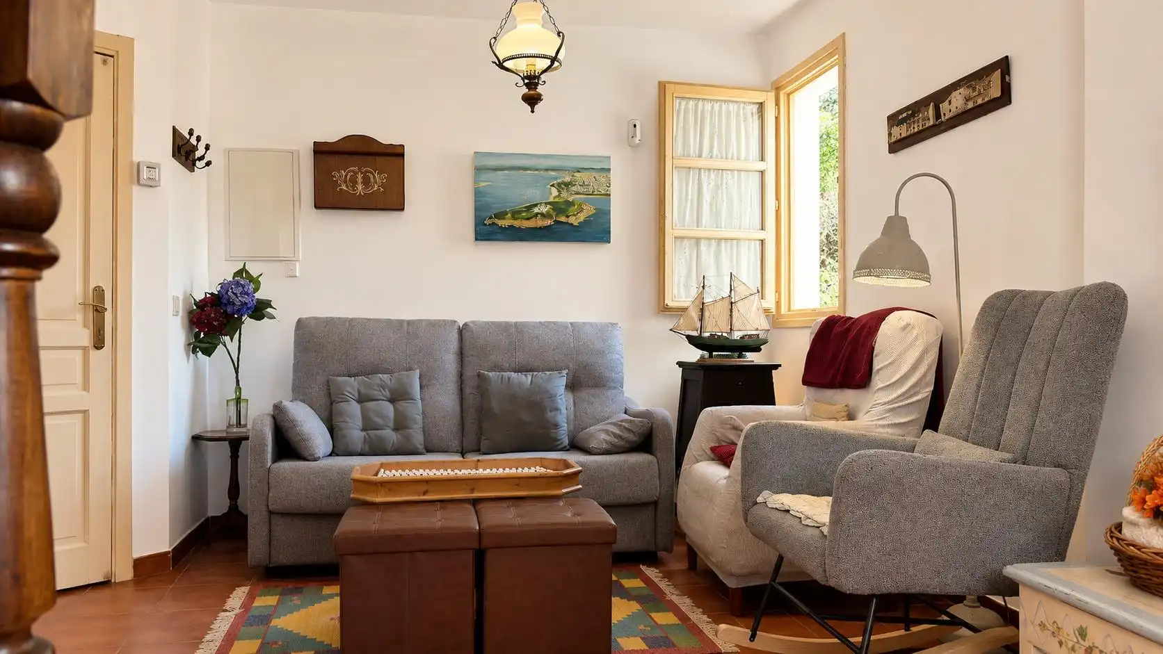 Wohnzimmer von Maisonette zum Verkauf in Comillas (Cantabria) mit Heizung und Alarm