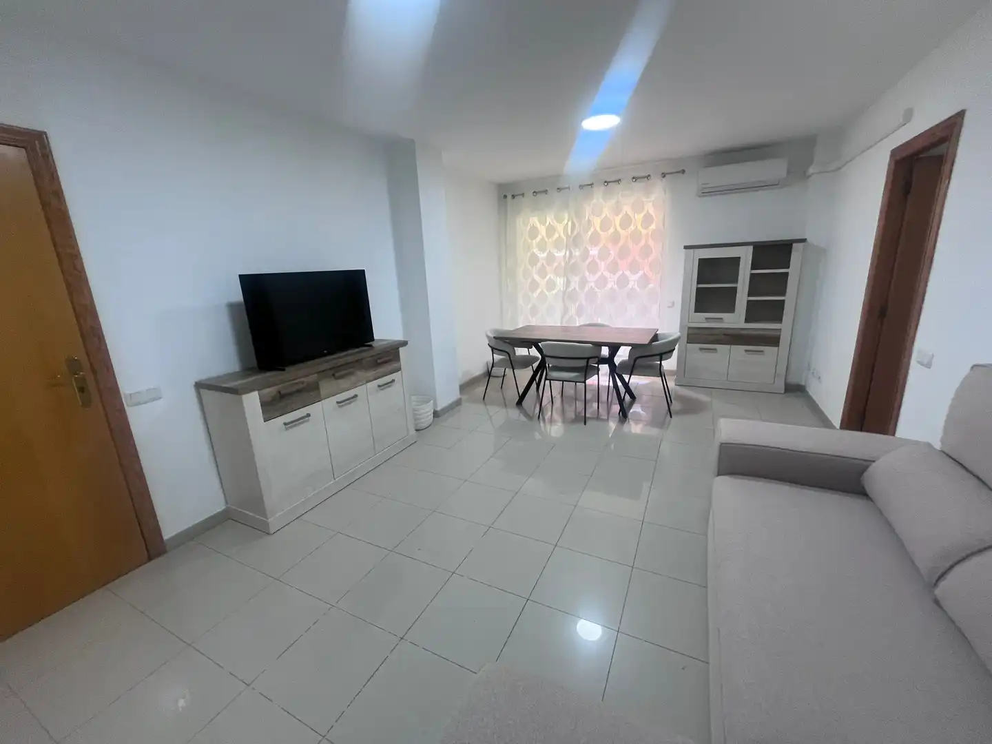 Wohnzimmer von Wohnung zur Miete in Puçol mit Klimaanlage, Heizung und Privatgarten