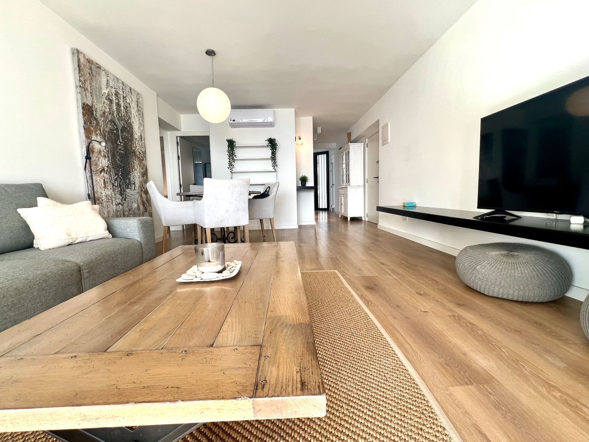 Living room of Flat to rent in Alicante / Alacant  with Air Conditioner, Heating and Terrace