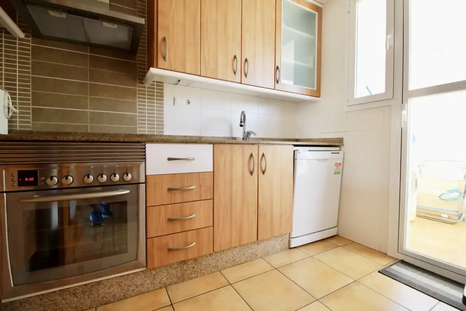 Küche von Wohnung zur Miete in Dénia mit Klimaanlage, Schwimmbad und Balkon