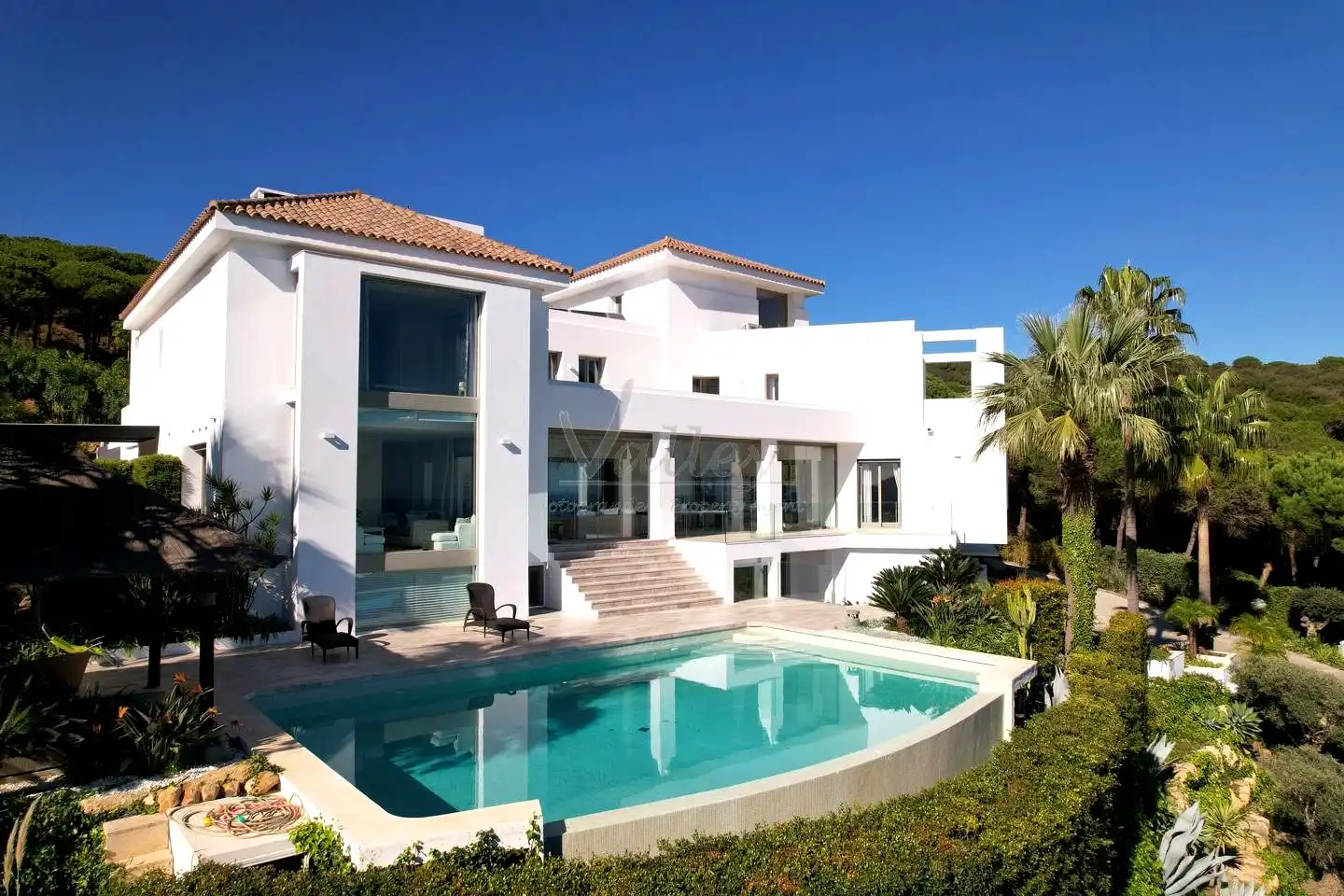Vista exterior de Casa o chalet de alquiler en Sotogrande con Aire acondicionado, Jardín privado y Terraza