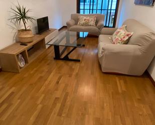 Living room of Flat for sale in Pontevedra Capital   with Heating, Parquet flooring and Terrace