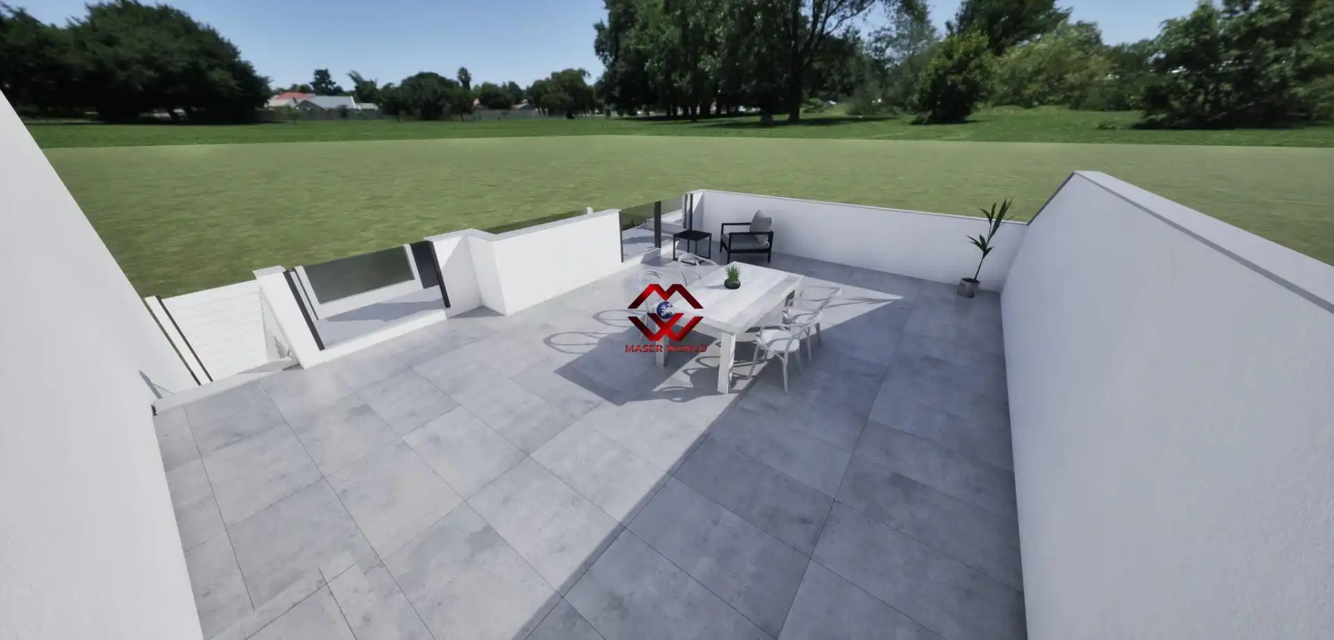Terrace of Duplexes for sale in Torre-Pacheco  with Private garden, Terrace and Swimming Pool