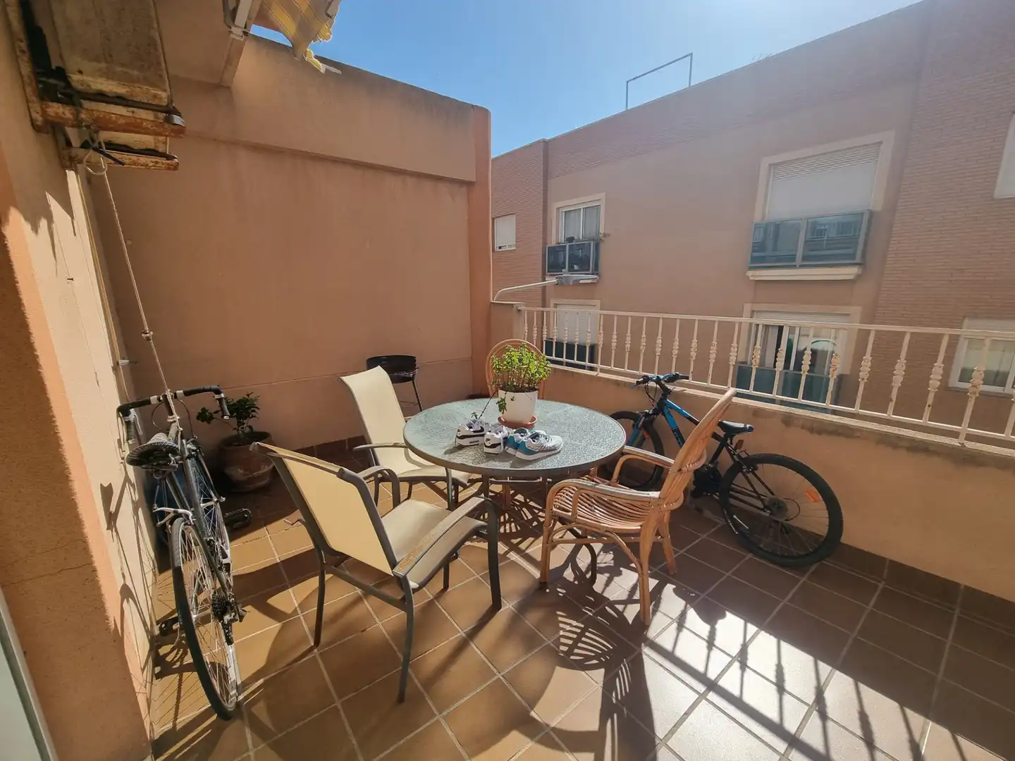 Terrace of Detached homes for sale in Roquetas de Mar  with Air Conditioner, Heating and Terrace
