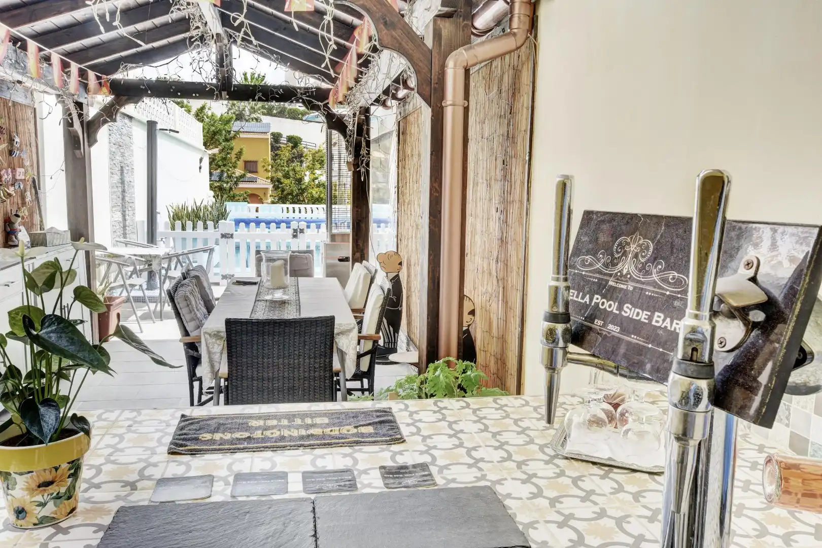 Terrace of Detached homes for sale in Benalmádena  with Air Conditioner, Heating and Private garden