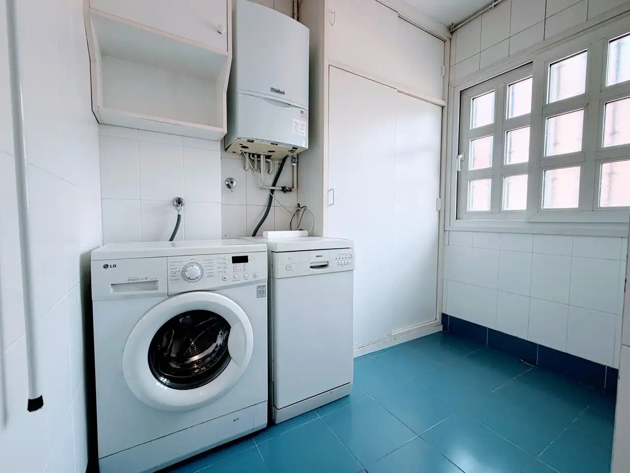 Küche von Wohnung zur Miete in Pozuelo de Alarcón mit Klimaanlage, Heizung und Parkett