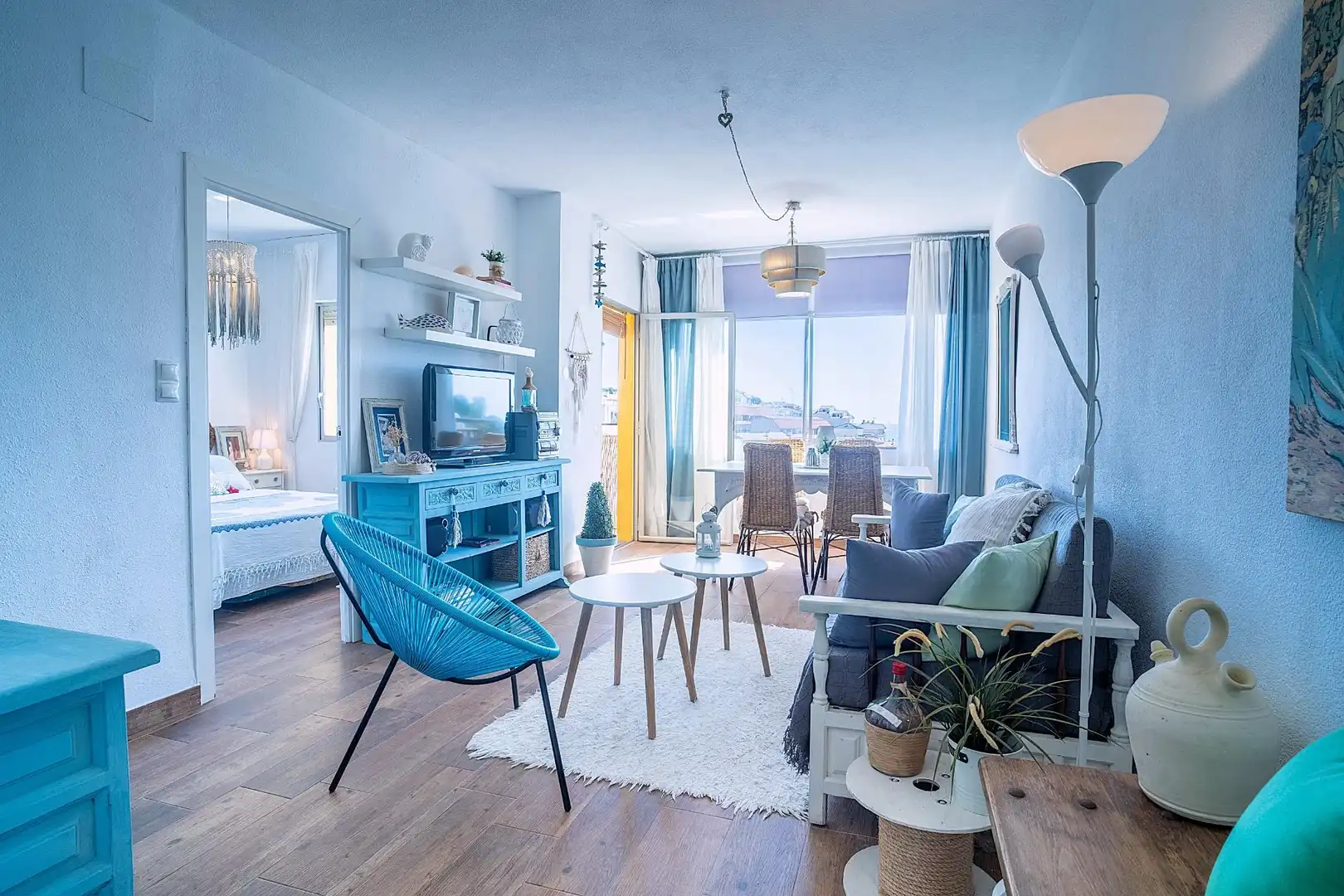 Living room of Apartments for sale in Oropesa del Mar / Orpesa  with Terrace and Furnished