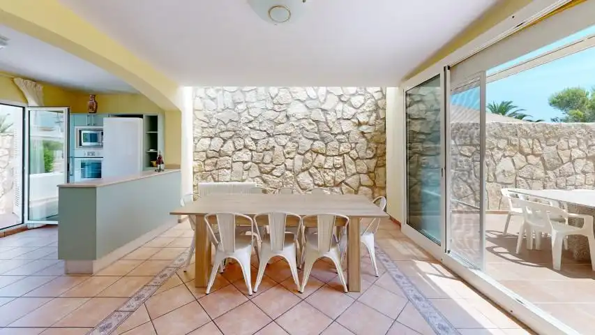 Menjador de Casa o xalet en venda en L'Ametlla de Mar  amb Aire condicionat, Jardí privat i Terrassa