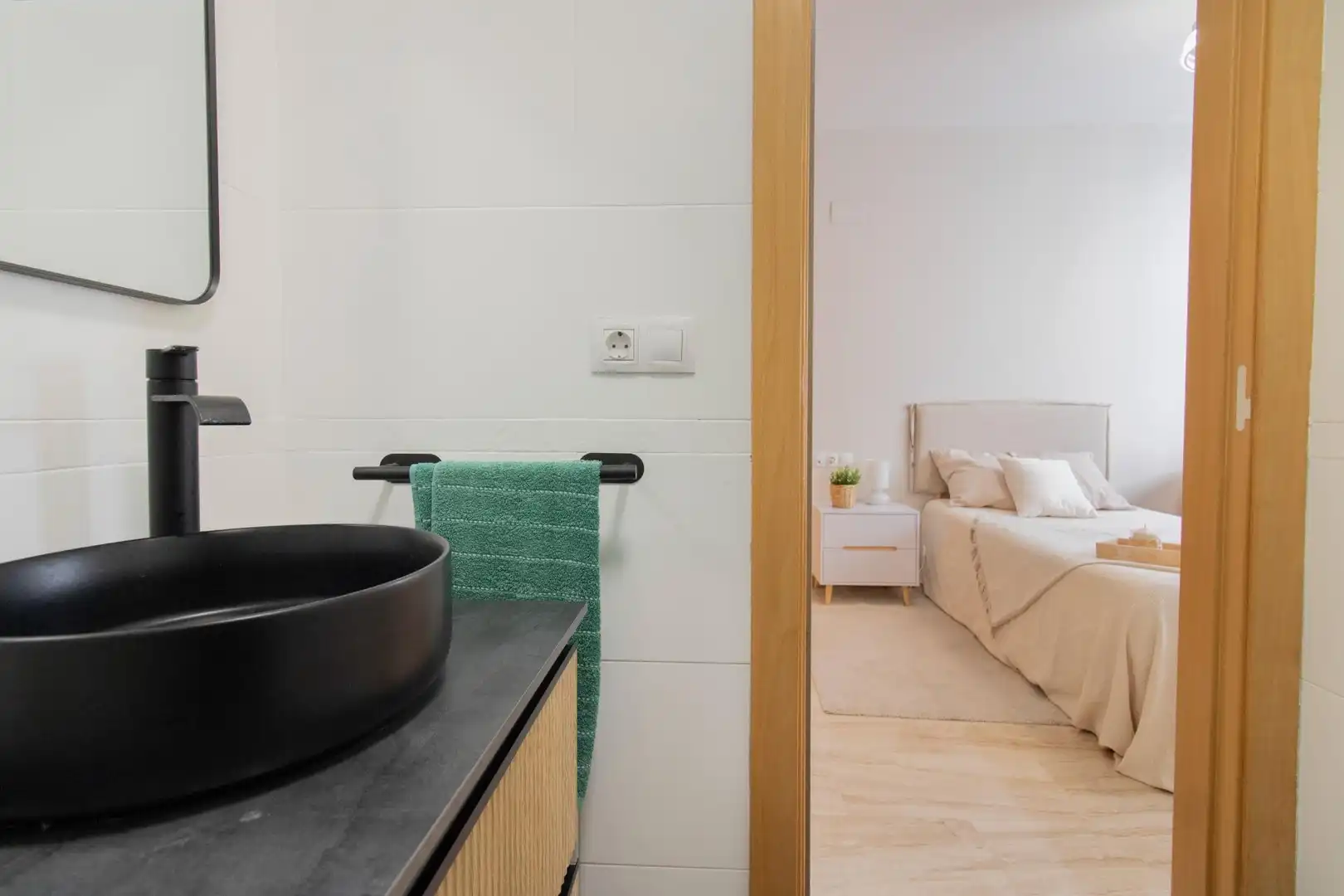 Schlafzimmer von Maisonette zum Verkauf in Massamagrell mit Klimaanlage, Terrasse und Abstellraum