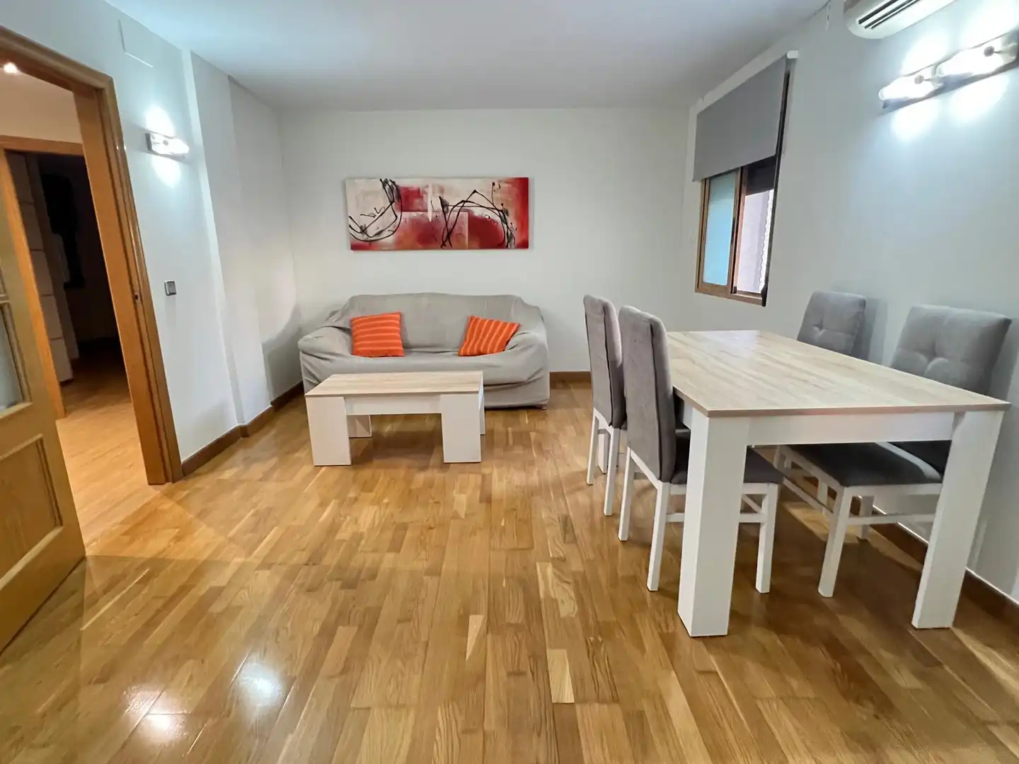 Living room of Flat for sale in Murcia  with Air Conditioner, Heating and Furnished