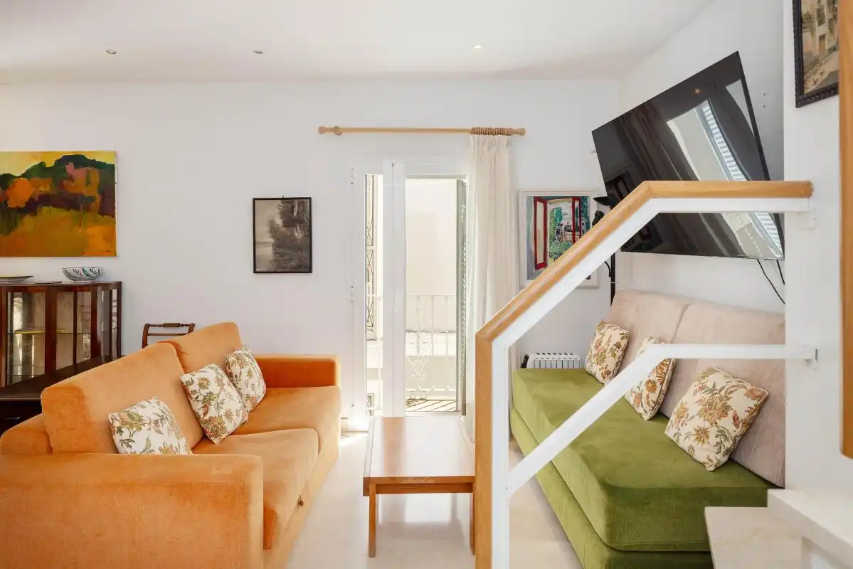 Sala de estar de Dúplex en venta en Sevilla con Calefacción, Terraza y Balcón