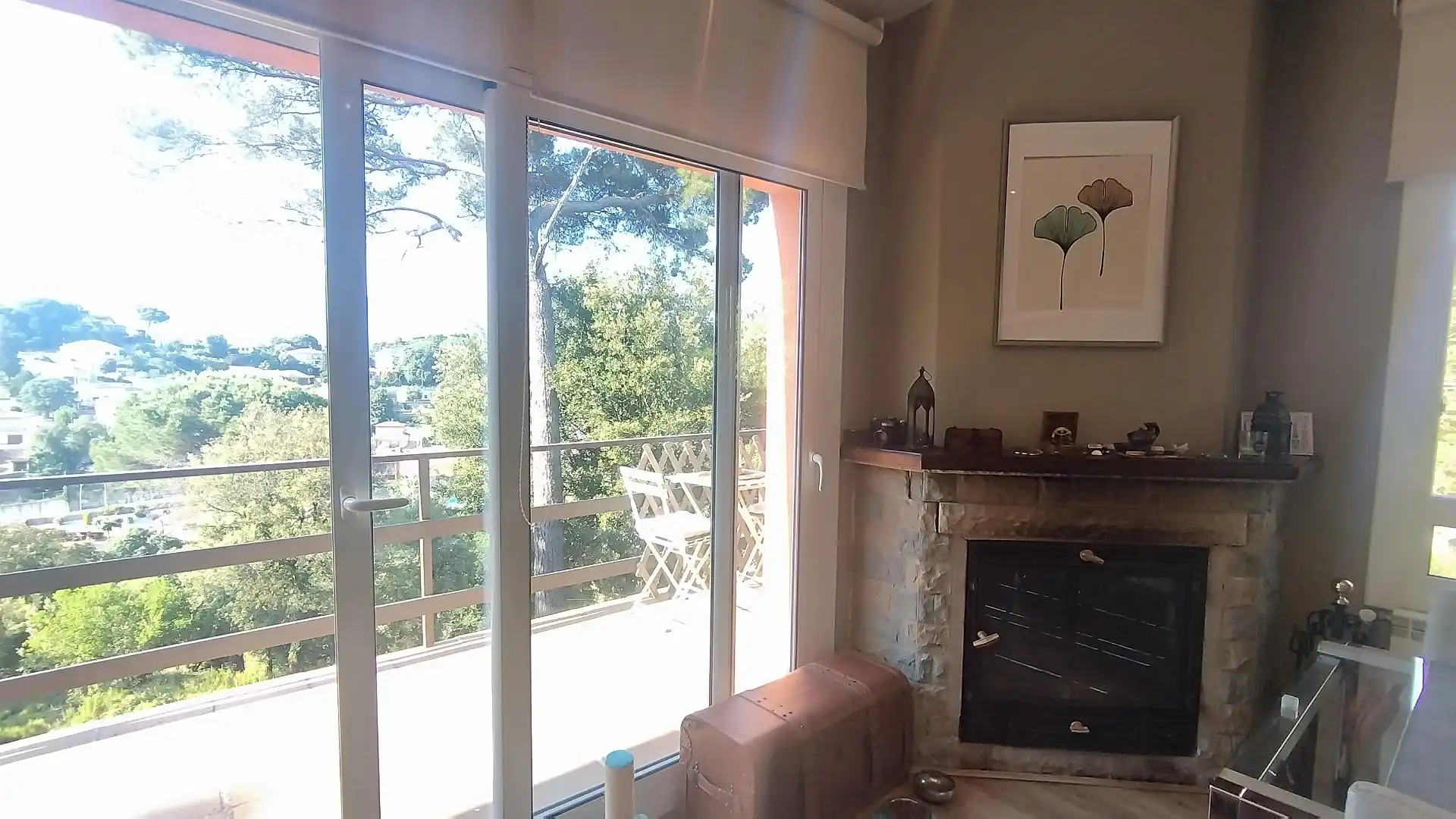 Wohnzimmer von Haus oder Chalet zum Verkauf in Santa Maria de Palautordera mit Heizung und Balkon
