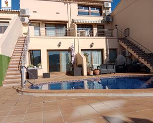 Exterior view of Single-family semi-detached for sale in Alcalalí  with Air Conditioner, Heating and Terrace