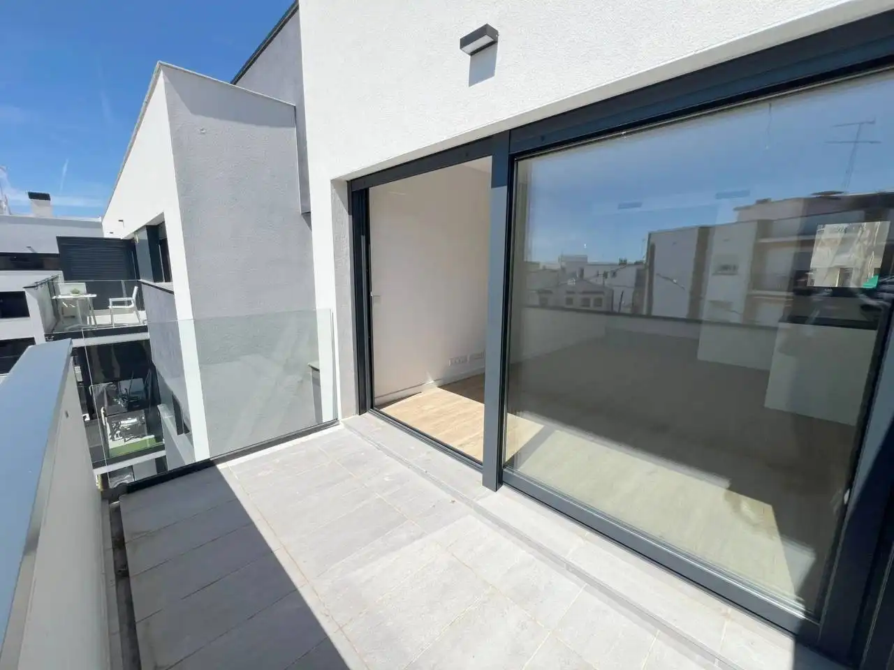 Balcony of Apartments for sale in Cubelles  with Air Conditioner, Heating and Parquet flooring